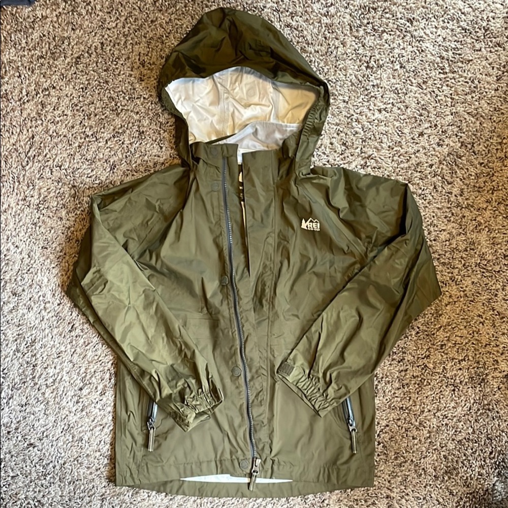 EUC REI kids rain jacket